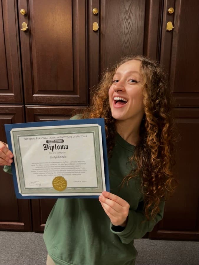 Jordyn Grizzle — NPTI Certified Personal Trainer